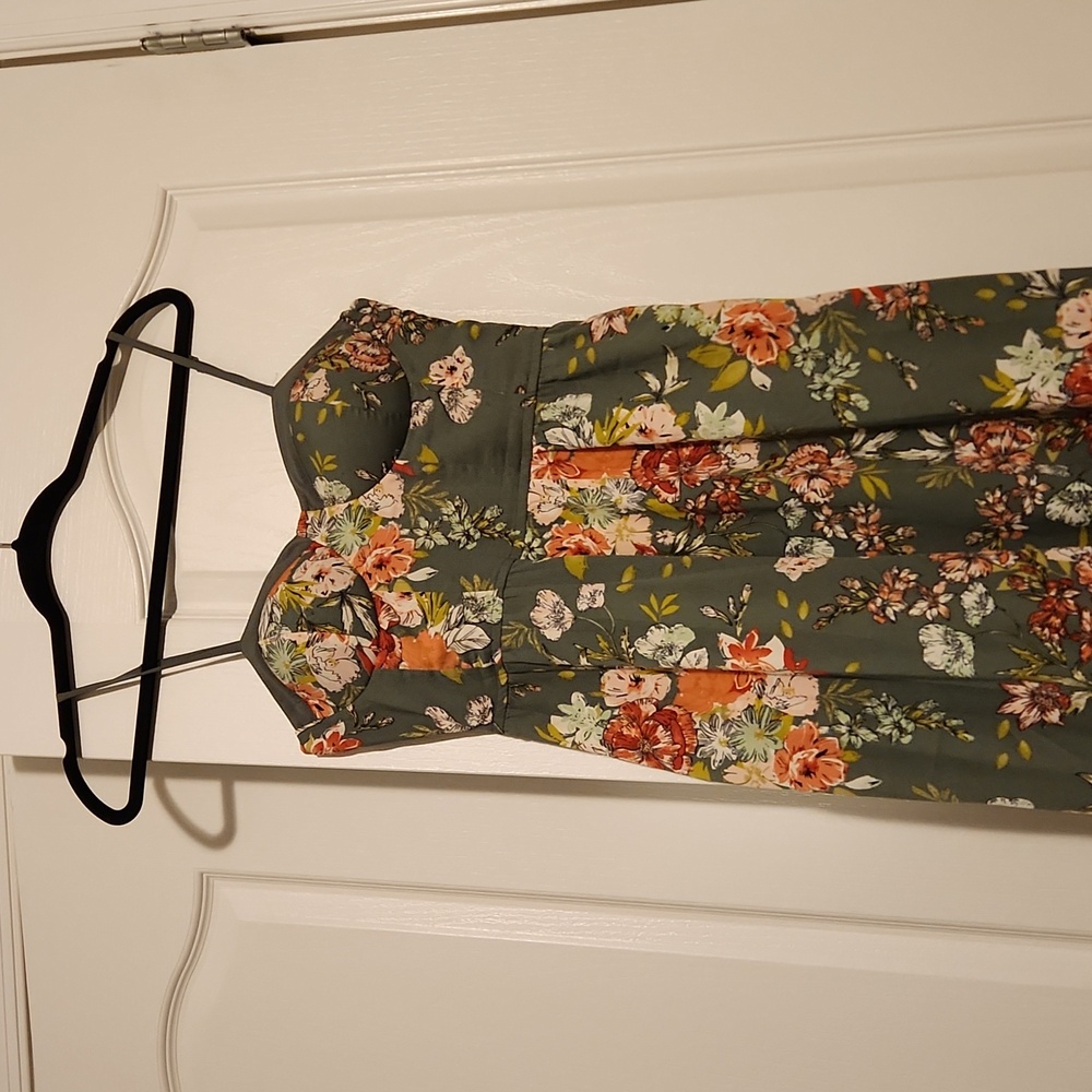 B.O.G. collective floral dress with pockets Size M